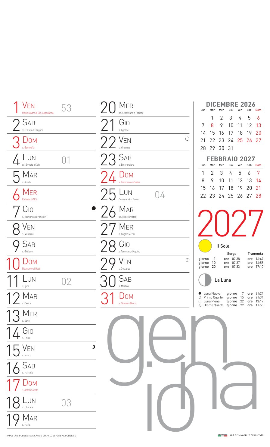 Scopri di più sull'articolo Calendario olandese Modern Design personalizzato: com’è fatto e a chi serve